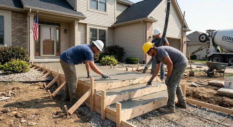 Concrete Installation in Akron, OH