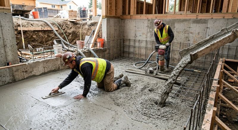 Basement Concrete Installation in Richfield, OH