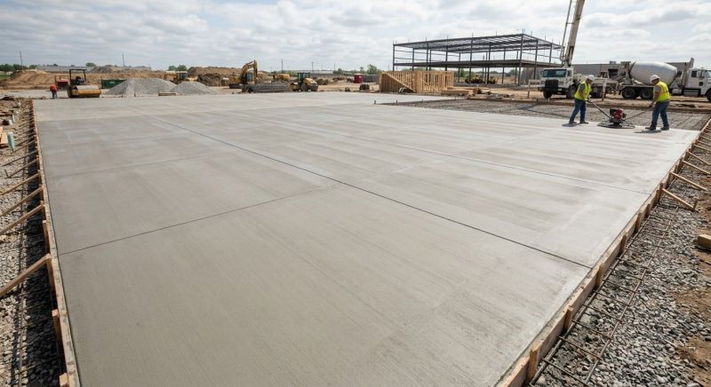 Commercial Slab Installation in Kent, OH
