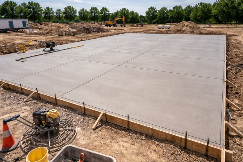 Commercial Slab Installation in Richfield, OH