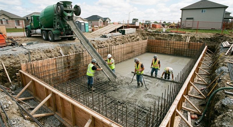 Concrete Basement Pouring in Akron, OH