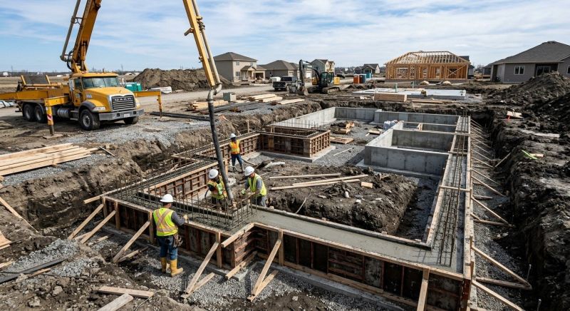 Foundation Construction in Akron, OH