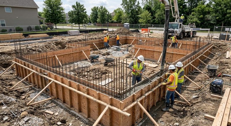 Foundation Construction in Tallmadge, OH